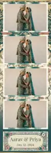 Mariage indien raffiné bleu sarcelle - Vivabox 2