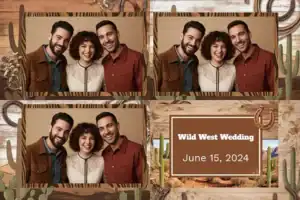 Mariage western en bois rustique - Vivabox 4