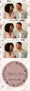 Mariage romantique au feuillage rose - Vivabox 1