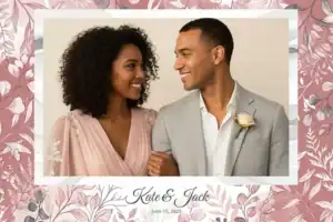 Mariage romantique au feuillage rose - Vivabox 3