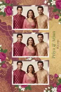 Mariage indien fleuri magenta - Vivabox 5