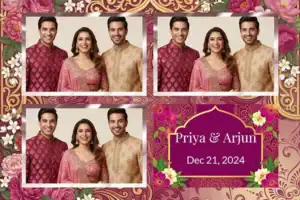 Mariage indien fleuri magenta - Vivabox 4