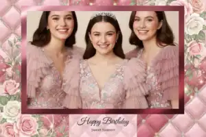 Fête de princesse rose capitonnée - Vivabox 3