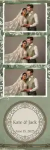 Mariage baroque vintage vert sauge - Vivabox 1