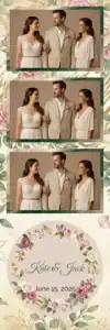 Mariage romantique aux fleurs roses - Vivabox 1
