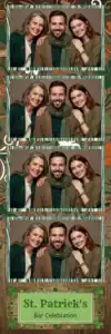 Variante bande 2x6, 4 photos et orientation paysage du design photobooth Rustic St Patricks Day Celebration pour Vivabox