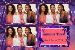 Fête estivale tropicale violette - Vivabox 4