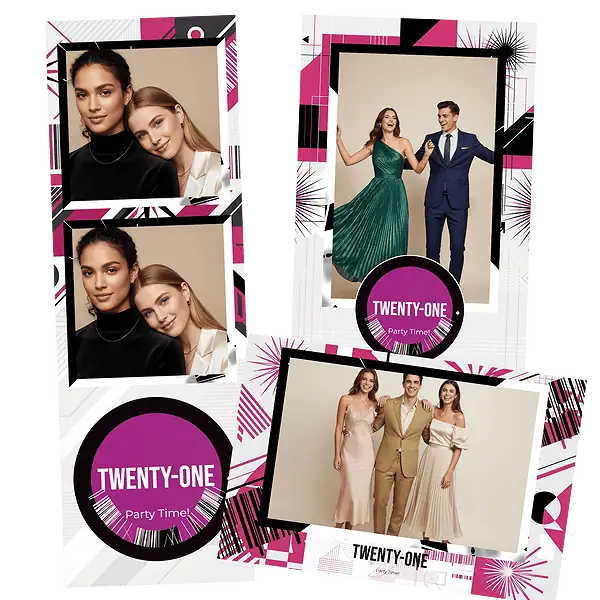 Design photobooth Modern Fashion Magazine Cover pour Vivabox et Miroir