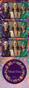 Masques bleus et violets de Mardi gras - Vivabox 1
