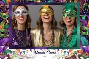 Masques bleus et violets de Mardi gras - Vivabox 3