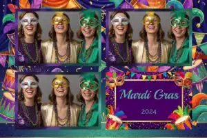 Masques bleus et violets de Mardi gras - Vivabox 4