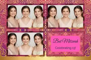 Bat Mitzvah rose scintillante - Vivabox 4