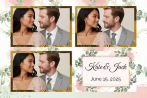 Mariage champêtre fleuri sur bois - Vivabox 4