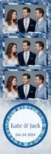 Motif hivernal de flocons blancs - Vivabox 1