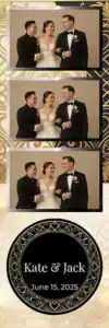 Mariage noir et or aux confettis - Vivabox 1