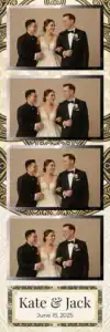 Mariage noir et or aux confettis - Vivabox 3