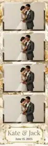 Mariage aux roses dorées et perles - Vivabox 2