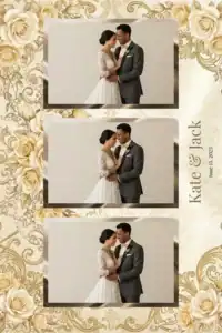Mariage aux roses dorées et perles - Vivabox 5