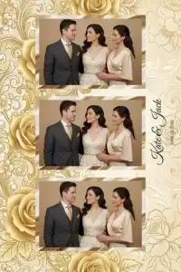 Mariage aux roses dorées à l’aquarelle - Vivabox 5