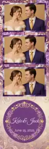 Mariage fleuri violet à l’aquarelle - Vivabox 1