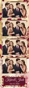 Mariage aux cœurs et rubans rouges - Vivabox 2