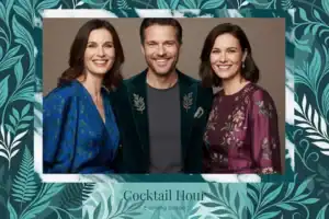 Bar à cocktails fleuri bleu sarcelle - Vivabox 3