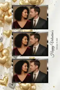 Saint-Valentin blanche aux cœurs dorés - Vivabox 5