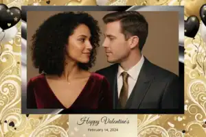 Saint-Valentin blanche aux cœurs dorés - Vivabox 3