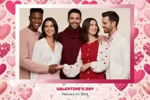 Saint-Valentin aux cœurs roses et rouges - Vivabox 3