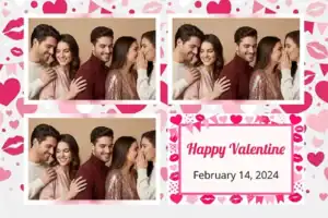 Cadre rose à cœurs pour Saint-Valentin - Vivabox 4