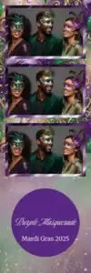 Mardi gras violet, vert et or - Vivabox 1
