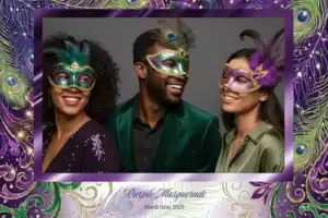 Mardi gras violet, vert et or - Vivabox 3