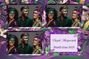 Mardi gras violet, vert et or - Vivabox 4