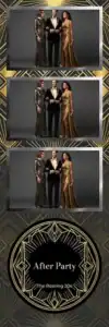 Soirée géométrique noire et dorée - Vivabox 1