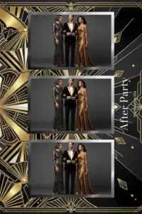 Soirée géométrique noire et dorée - Vivabox 5