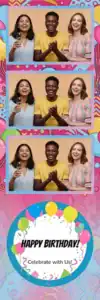 Anniversaire bleu, rose et vert - Vivabox 1