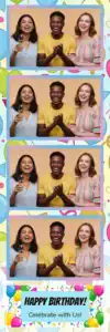 Anniversaire bleu, rose et vert - Vivabox 2