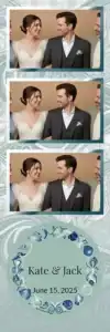 Mariage bleu aux motifs géométriques - Vivabox 1