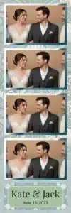 Mariage bleu aux motifs géométriques - Vivabox 2
