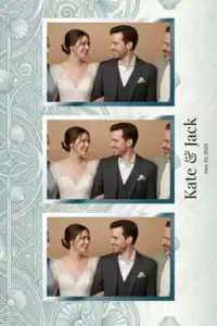 Mariage bleu aux motifs géométriques - Vivabox 5