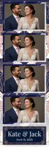 Mariage bleu marine et rose géométrique - Vivabox 2
