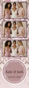 Motif géométrique rose pour mariage - Vivabox 1
