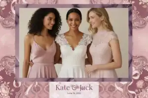 Motif géométrique rose pour mariage - Vivabox 3