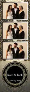 Mariage géométrique noir et or - Vivabox 1