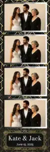 Mariage géométrique noir et or - Vivabox 2