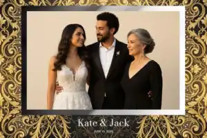 Mariage géométrique noir et or - Vivabox 3