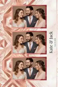 Mariage marbré rose et or rose - Vivabox 5