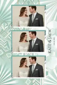 Mariage vert sauge à cadre hexagonal - Vivabox 5