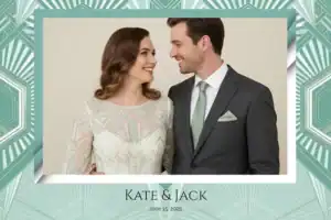Mariage vert sauge à cadre hexagonal - Vivabox 3