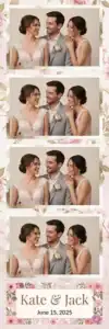 Bordure de mariage aux fleurs roses - Vivabox 2